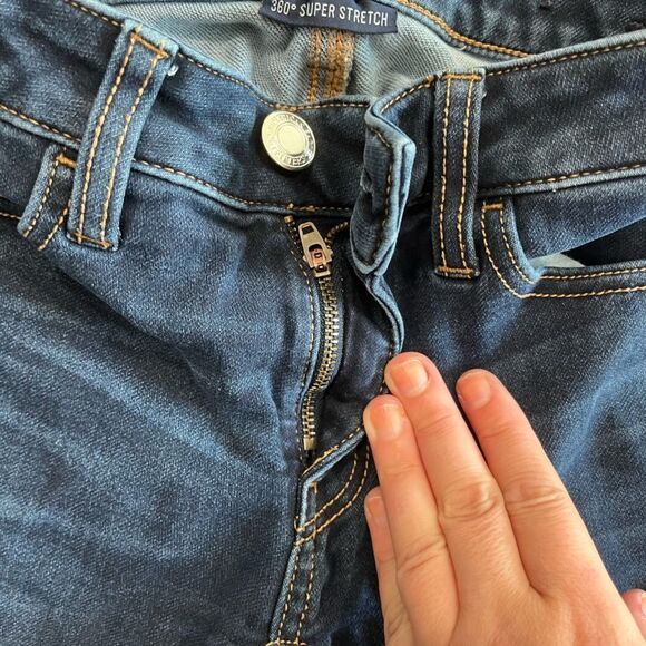 American Eagle Outfitters Jegging Dark Wash Jeans, Women's Size 0 - Picture 5 of 8